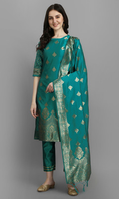 VredeVogel Women Kurta Pant Dupatta Set