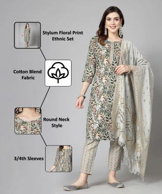 Stylum Women Kurta Pant Dupatta Set