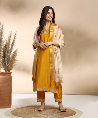 MOKOSH Women Kurta Pant Dupatta Set