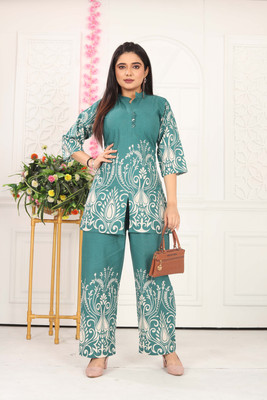 PickALook Women Ethnic Top Pant Set