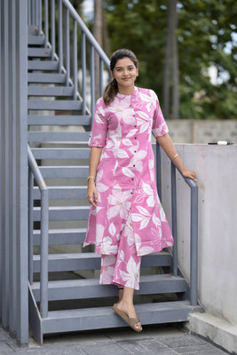 4 STOCK Women Ethnic Top Pant Set