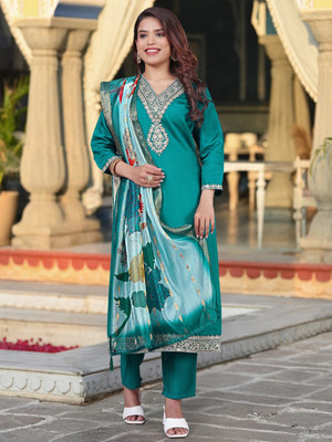 NAVLIK Women Kurta Pant Dupatta Set