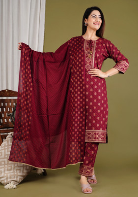 SAMAE COLLECTION Women Kurta Pant Dupatta Set