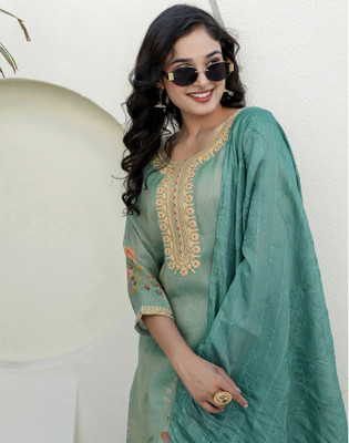 Skylee Women Kurta Pant Dupatta Set