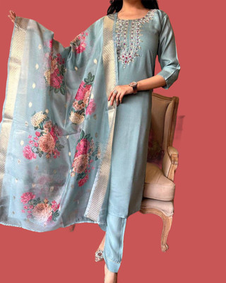 RUTSH CREATION Women Kurta Pant Dupatta Set