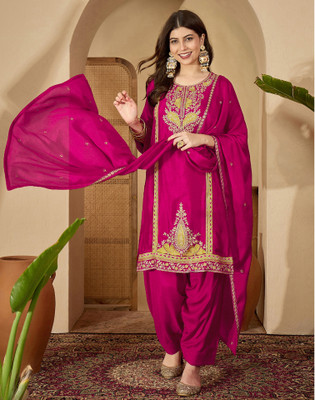 Skylee Women Kurta Patiala Dupatta Set