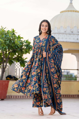 Janardan Women Kurta Pant Dupatta Set