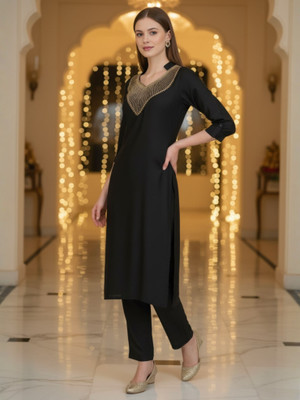 Fems Women Kurta Pant Set