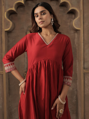 Indo Era Women Kurta Pant Set