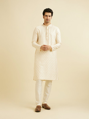 MANYAVAR Men Kurta Pyjama Set