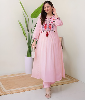 SumanHub Creation Women Kurti Pant Set