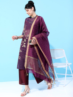 Vishudh Women Kurta Palazzo Set