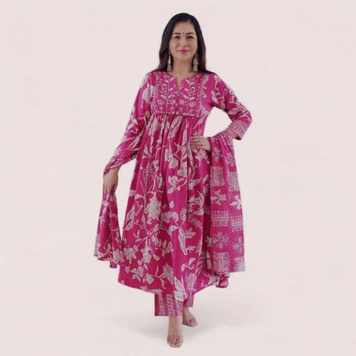 VIDHI Women Kurti Pant Dupatta Set