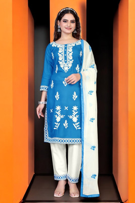VAANSH CREATION Women Kurti Pant Dupatta Set