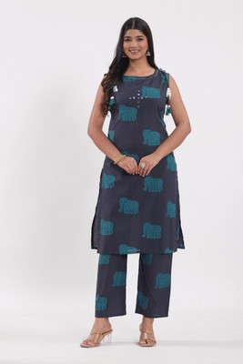 ABHINASH Women Kurta Pant Set