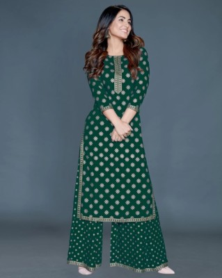 Solace Fab Women Kurta Palazzo Set