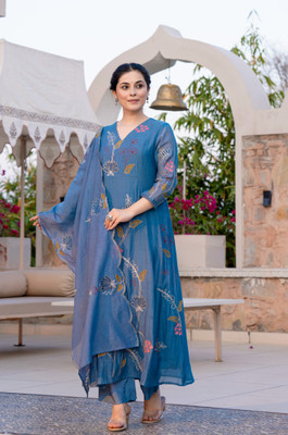 Divastri Women Kurta Pant Dupatta Set