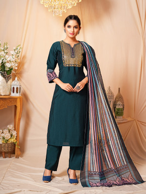 anushansa Women Kurta Pant Dupatta Set