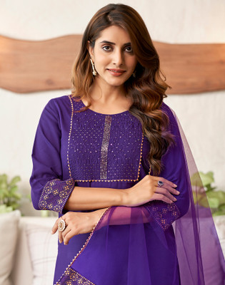 Skylee Women Kurta Pant Dupatta Set
