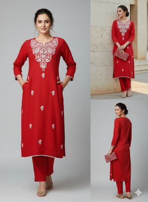 ADAN FABRICS Women Kurti Pant Set