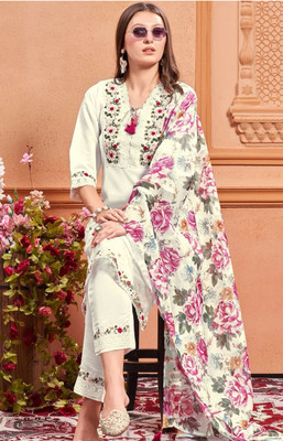 JJFASHIONABLE Women Kurti Pant Dupatta Set