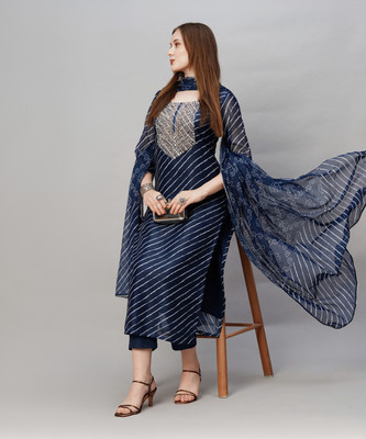 Divastri Women Kurta Pant Dupatta Set