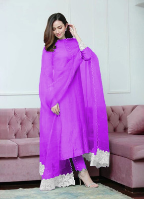 zengry Embellished Kurta, Trouser/Pant & Dupatta Set