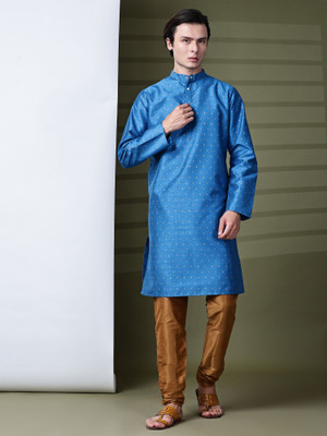 SKAVIJ Men Kurta Pyjama Set