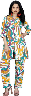 Parevadi Fashion Women Shirt Pant Set