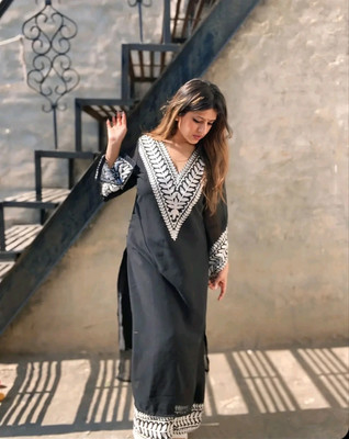 SHRISAKHII Women Kurta Palazzo Set