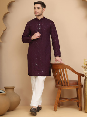 Jompers Men Kurta Pyjama Set