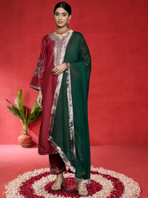 Varanga Women Kurta Pant Dupatta Set