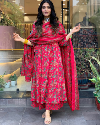 Anni Designer Women Kurta Palazzo Dupatta Set