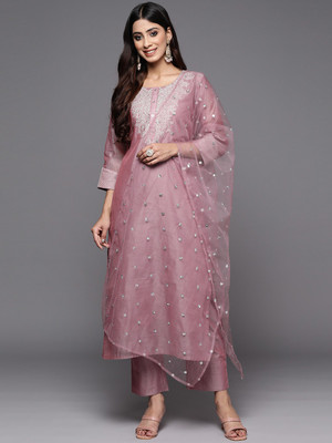 GUNVANTI FAB Women Kurta Pant Dupatta Set