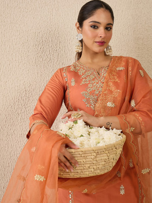 Indo Era Women Kurta Pant Dupatta Set