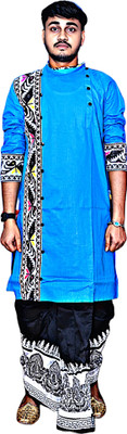 GOURI COLLECTIONS Men Kurta Dhoti Pant Set