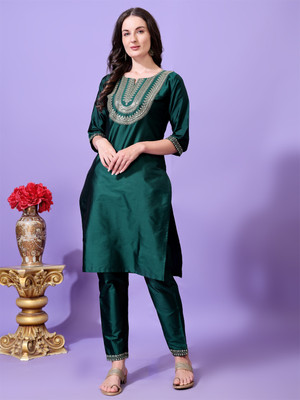 SILVER RABBIT Women Kurti Pant Set