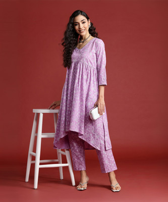 Indo Era Women Kurta Pant Set