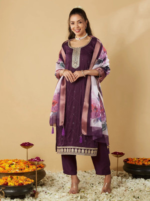 MOKOSH Women Kurta Pant Dupatta Set