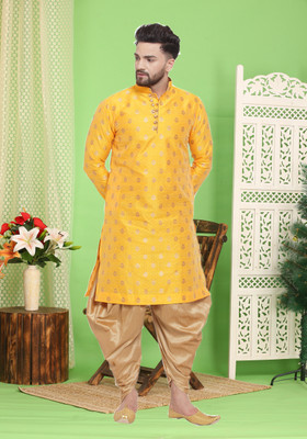 Over Crowd Men Kurta Dhoti Set