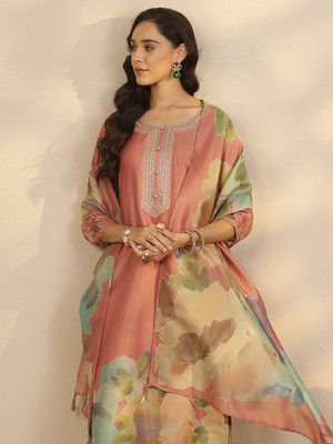 LIBAS Women Kurta Pant Dupatta Set