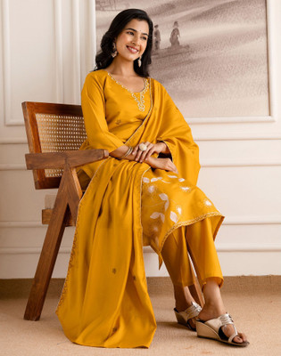 Skylee Women Kurta Pant Dupatta Set