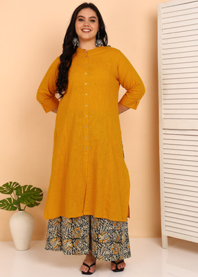 Yash Gallery Women Kurta Palazzo Set