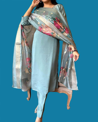 RUDKI ENTERPRISE Women Kurta Pant Dupatta Set