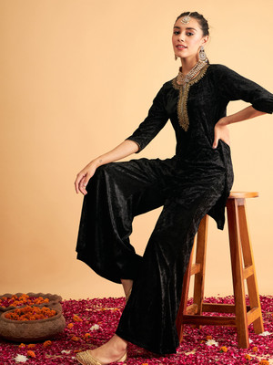Shae by SASSAFRAS Women Kurta Palazzo Set