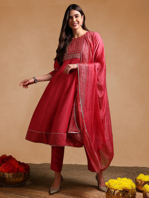 AHIKA Women Kurta Pant Dupatta Set