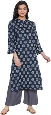 JABAMA Women Kurta Palazzo Set