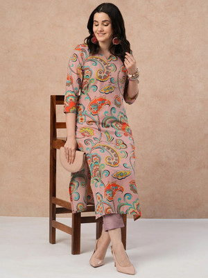 rajool Women Kurti Pant Set