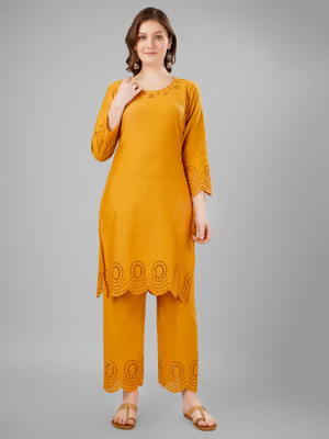 Zamzamlibas Women Kurta Palazzo Set