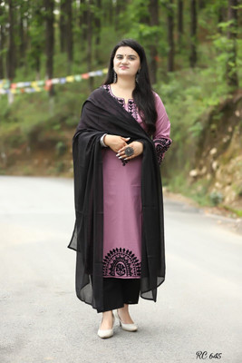 PILUDI Women Kurta Pant Dupatta Set